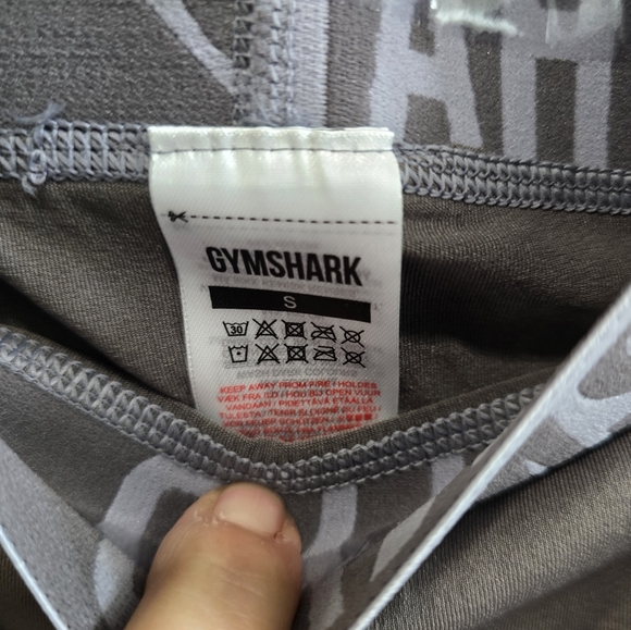 gymshark grey logo leggings size small - Picture 3 of 3
